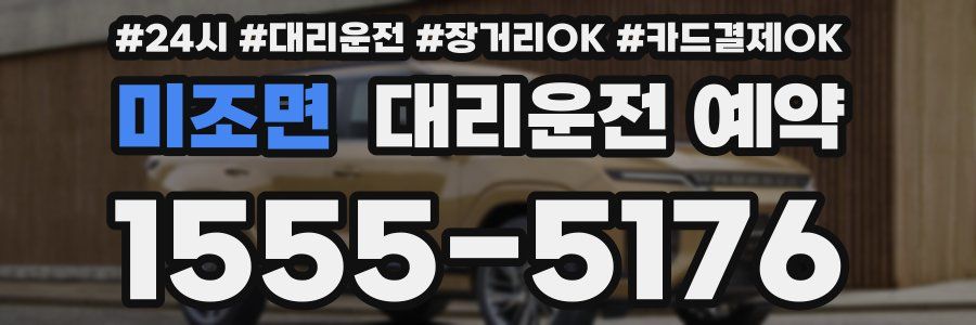 미조면 대리운전 예약