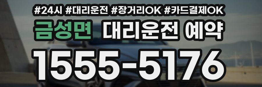 금성면 대리운전 예약