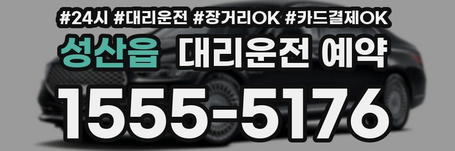성산읍 대리운전 예약