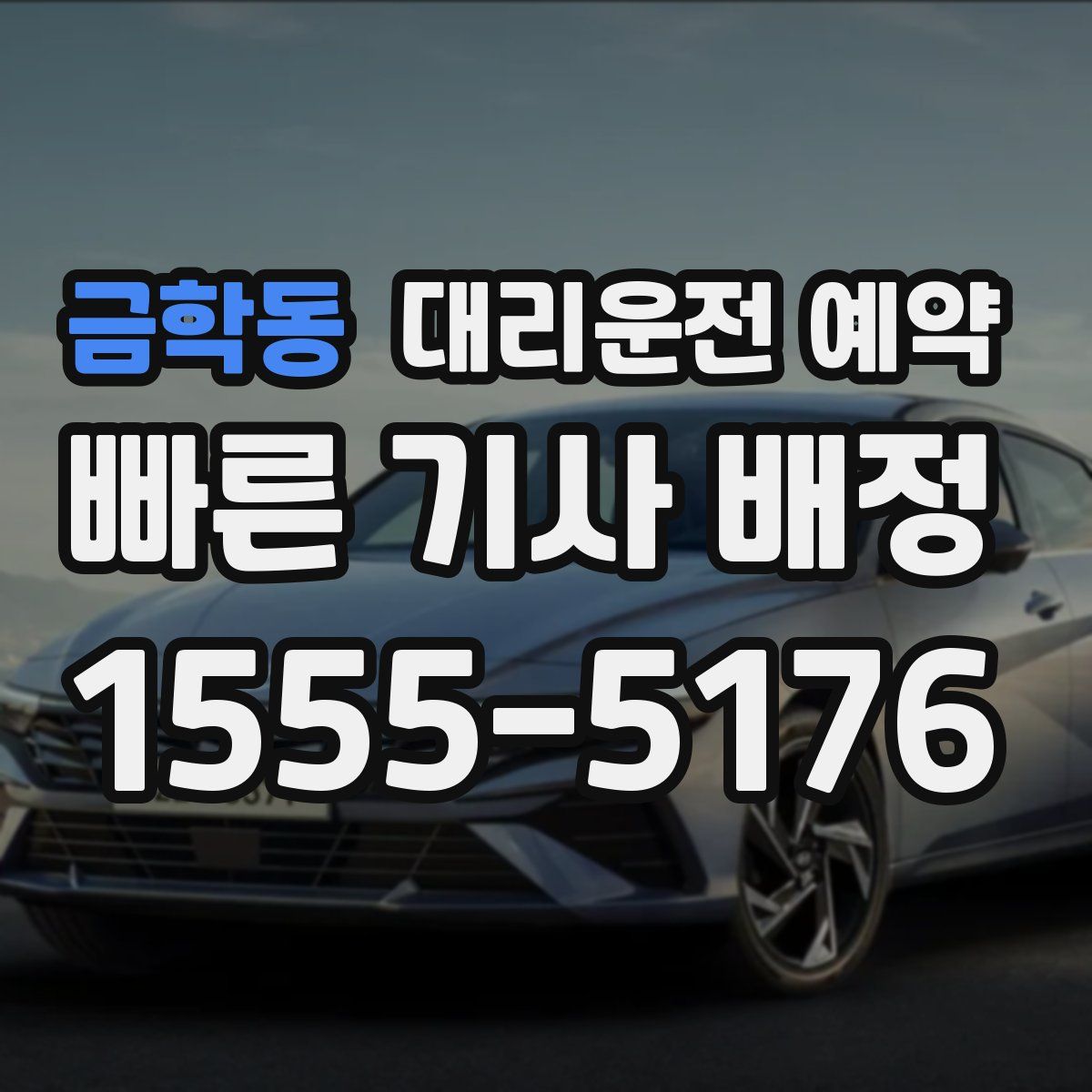 금학동 대리운전 예약