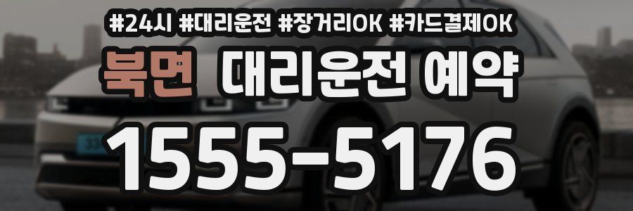 북면 대리운전 예약