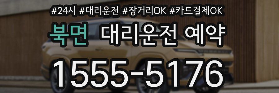 북면 대리운전 예약