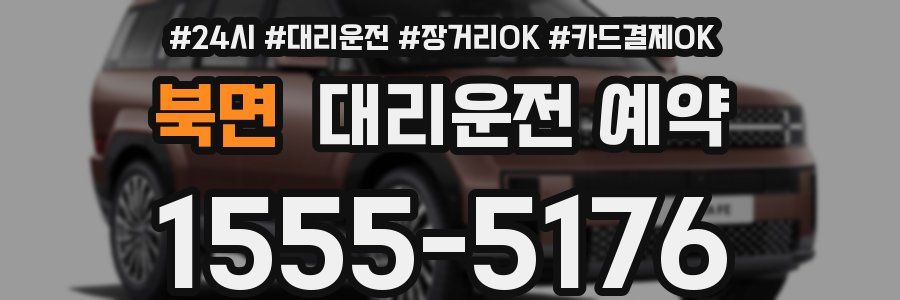 북면 대리운전 예약