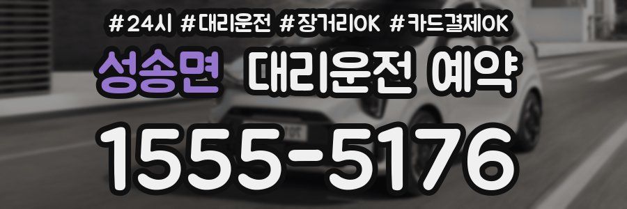 성송면 대리운전 예약