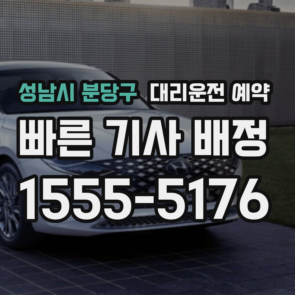 성남시 분당구 대리운전 예약