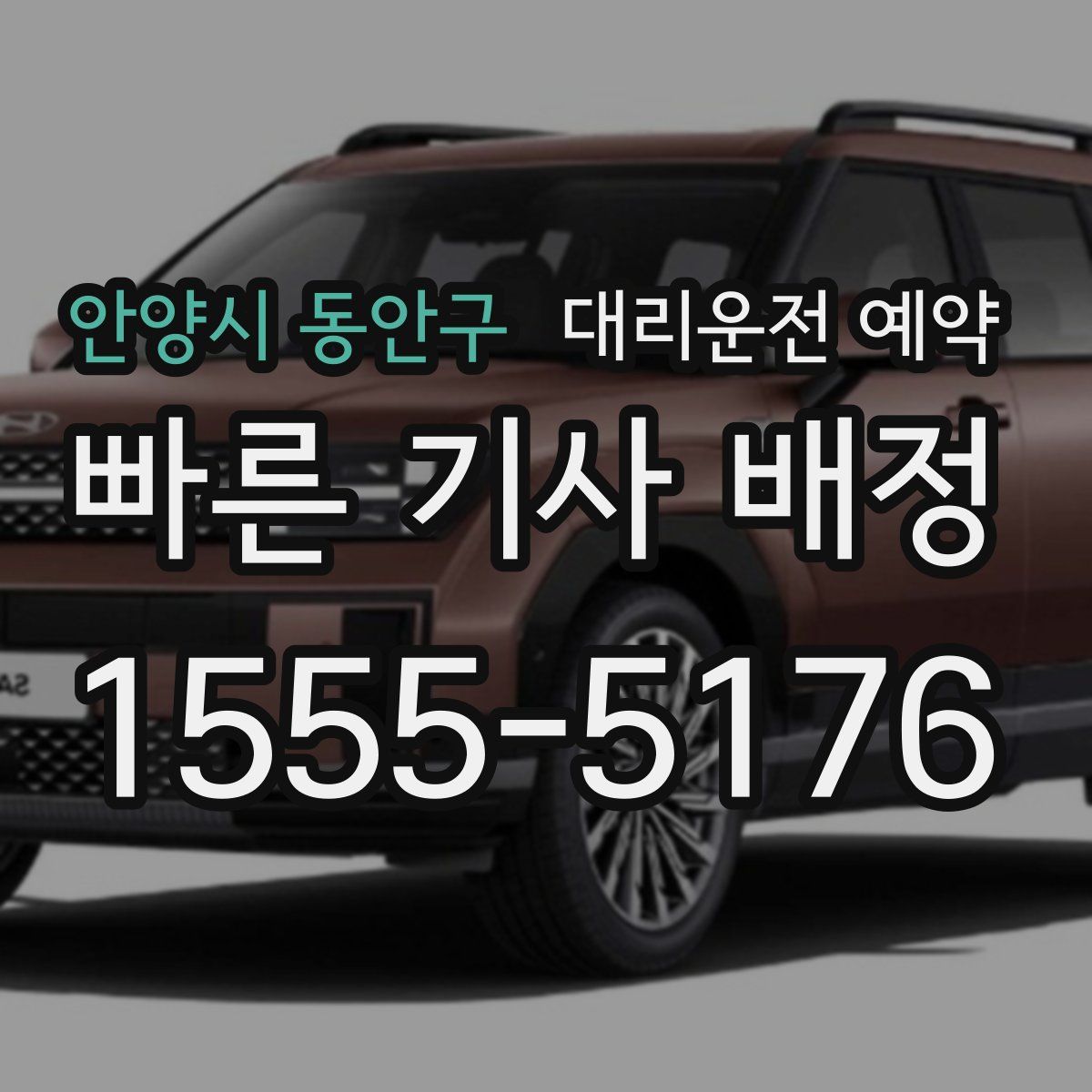 안양시 동안구 대리운전 예약