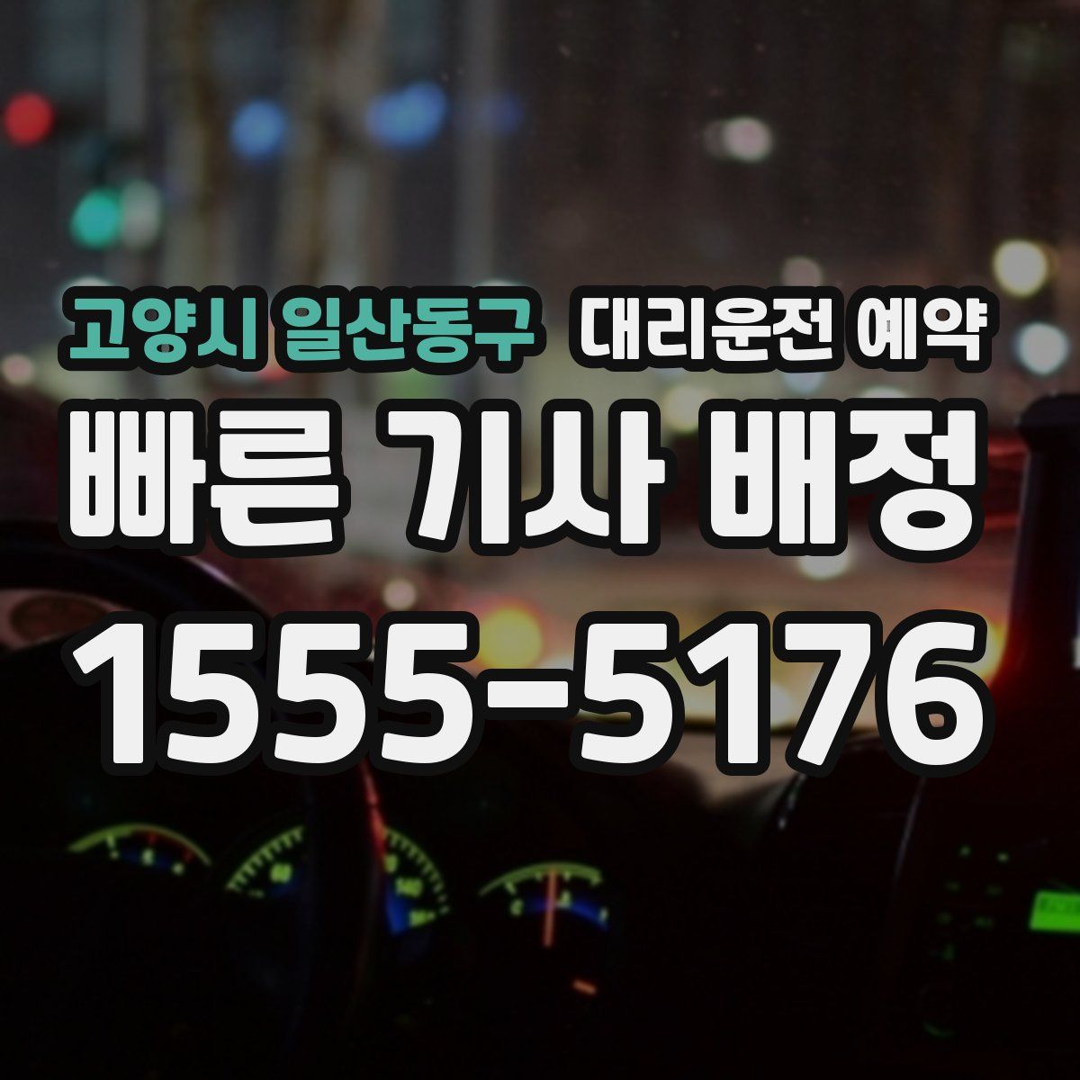 고양시 일산동구 대리운전 예약