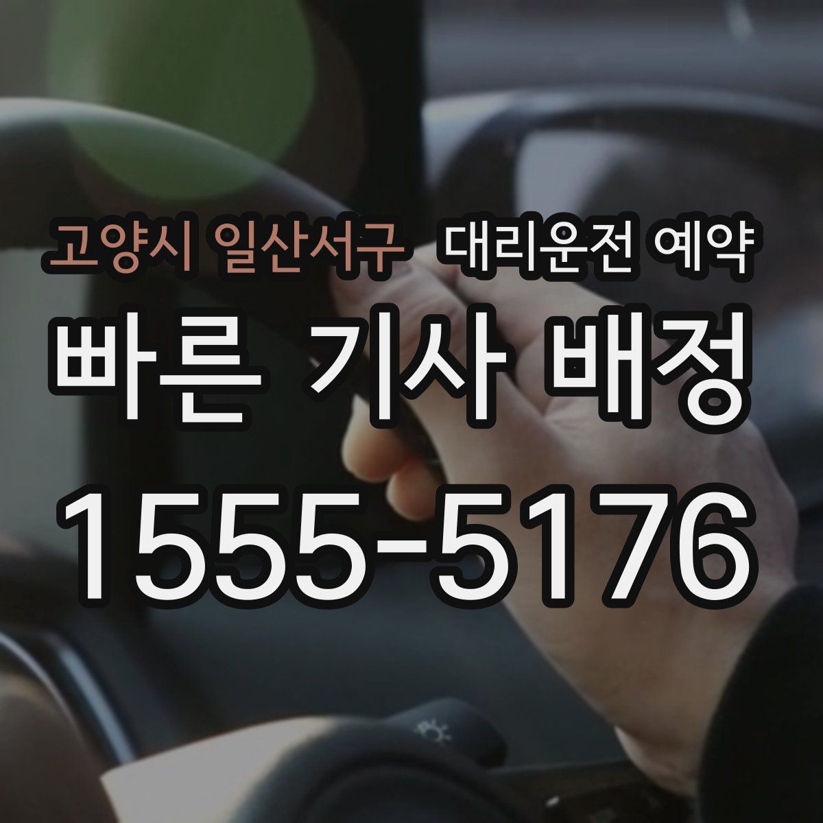 고양시 일산서구 대리운전 예약
