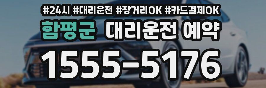 함평군 대리운전 예약