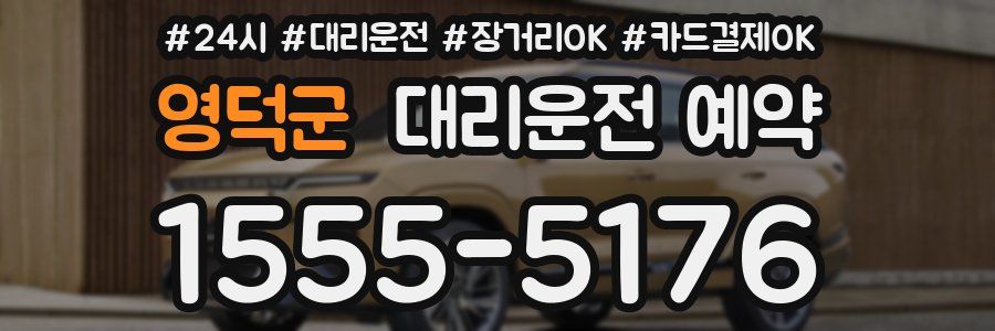 영덕군 대리운전 예약