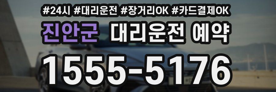 진안군 대리운전 예약