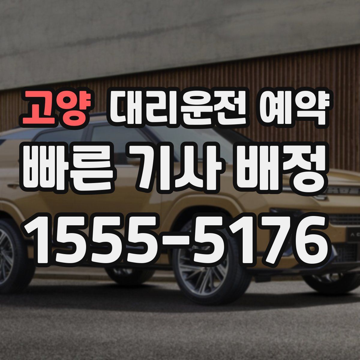 고양 대리운전 예약