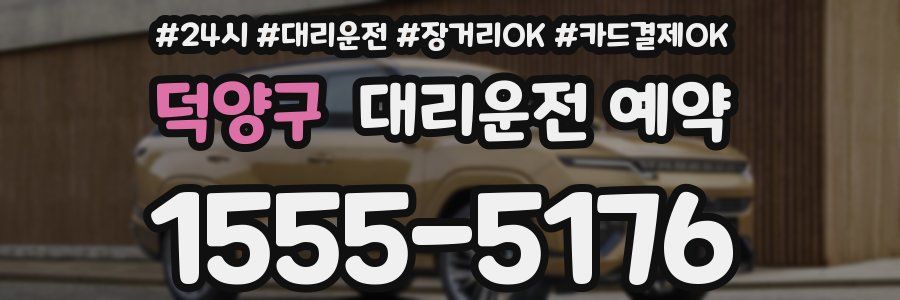 덕양구 대리운전 예약