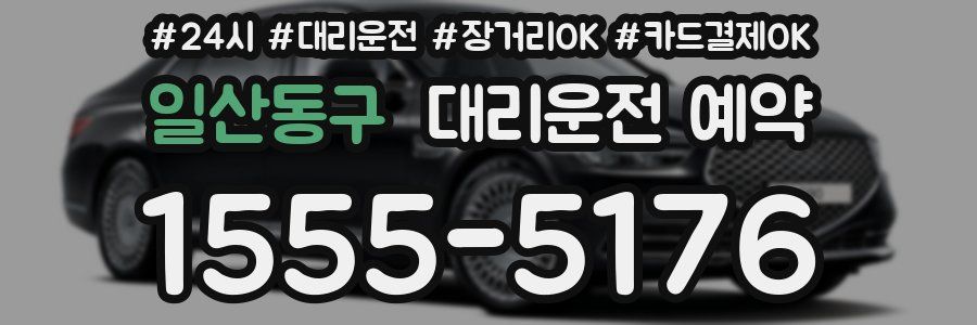 일산동구 대리운전 예약
