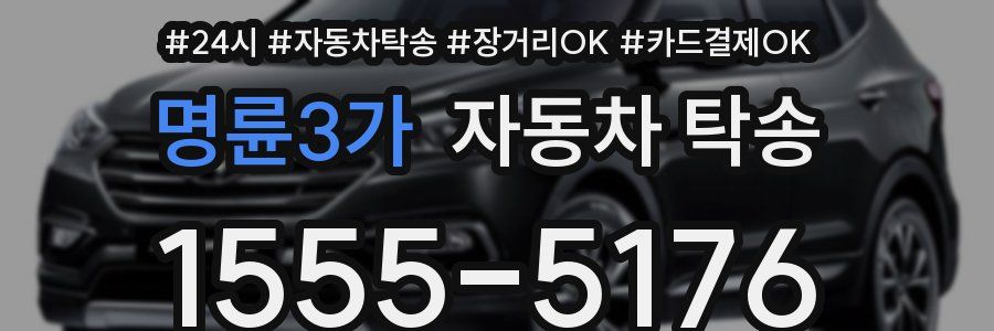 명륜3가 자동차 탁송