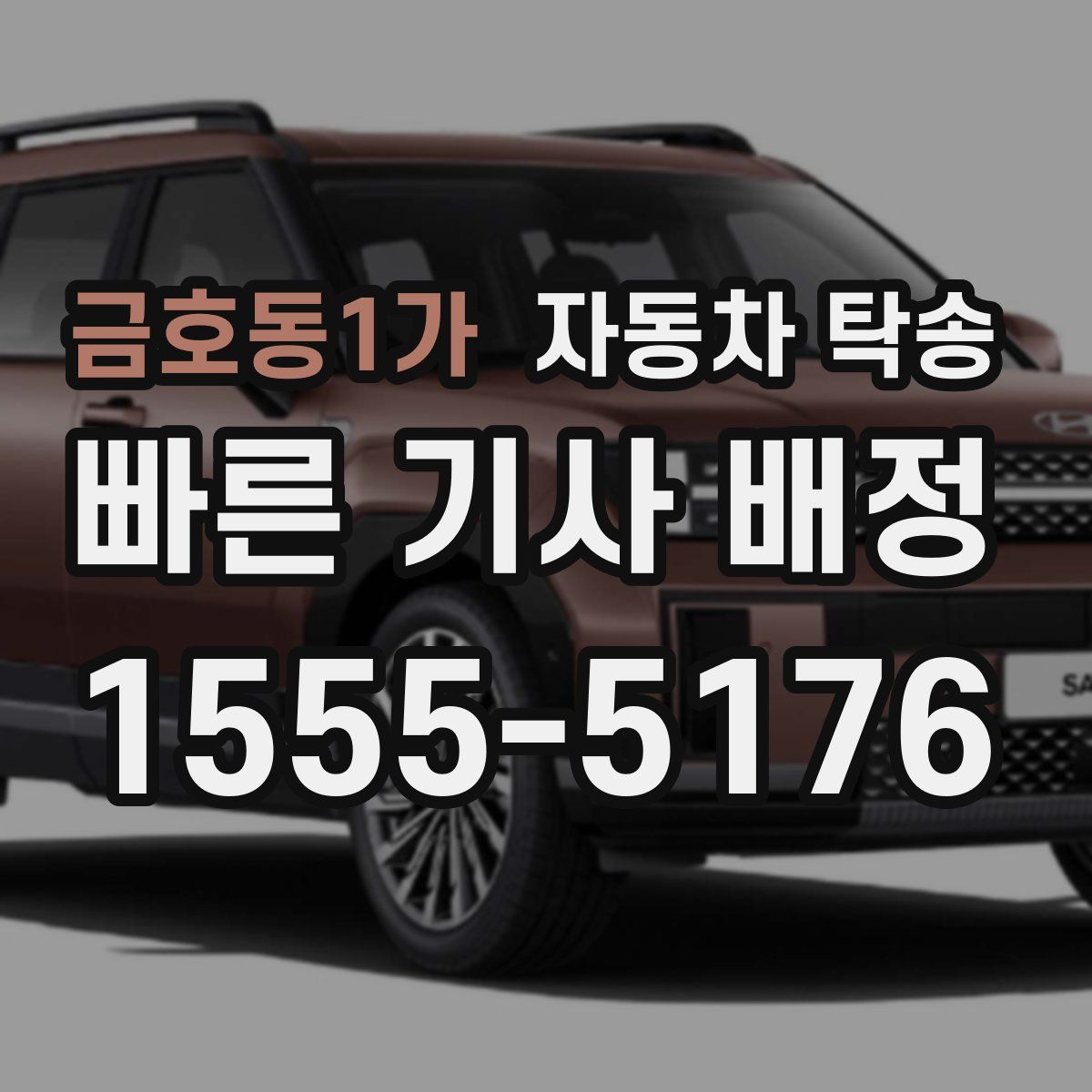 금호동1가 자동차 탁송