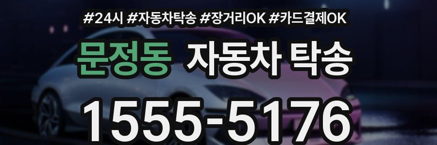 문정동 자동차 탁송