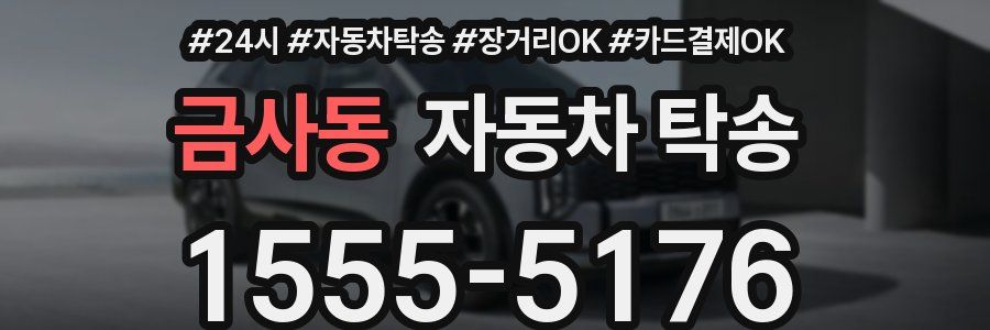 금사동 자동차 탁송