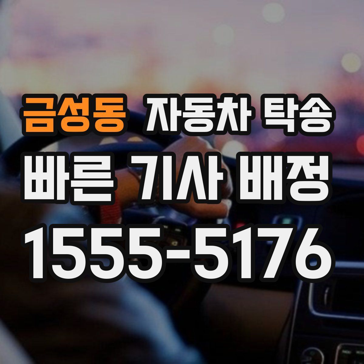 금성동 자동차 탁송