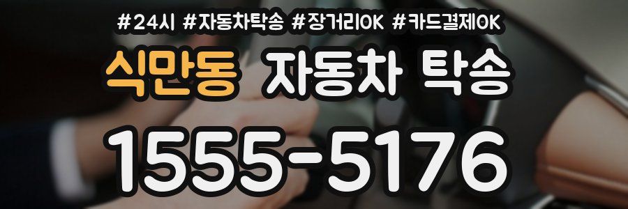 식만동 자동차 탁송