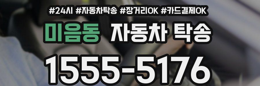 미음동 자동차 탁송