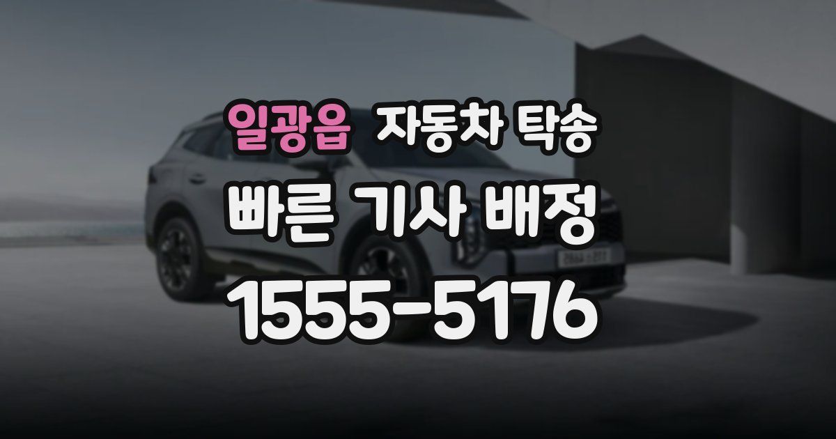 일광읍 자동차 탁송