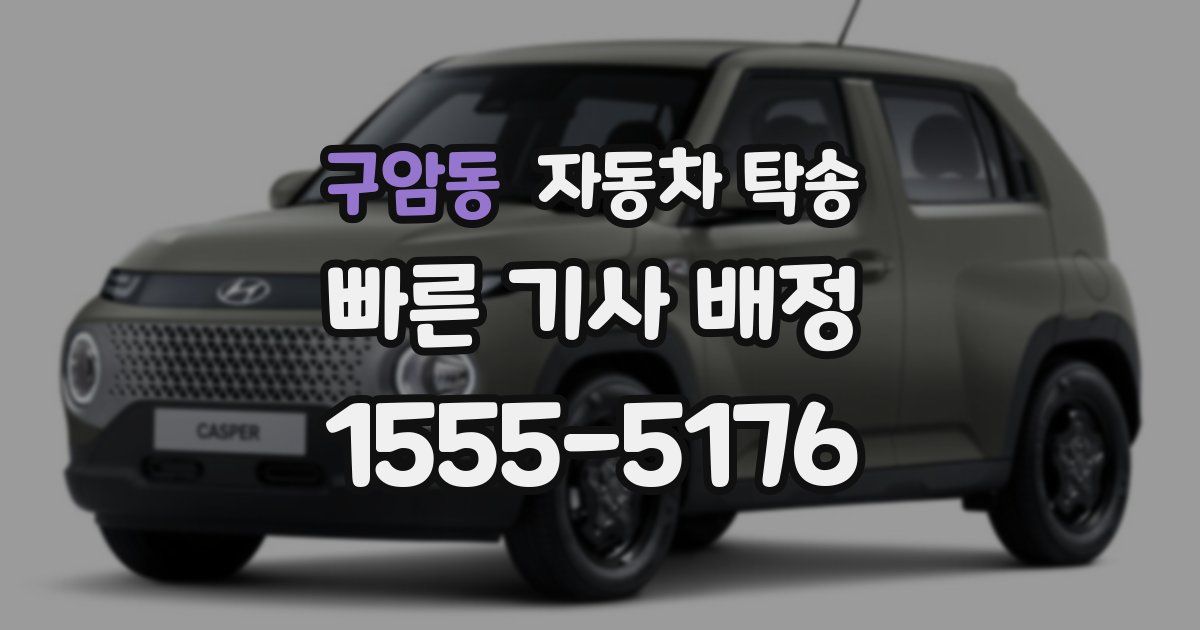 구암동 자동차 탁송