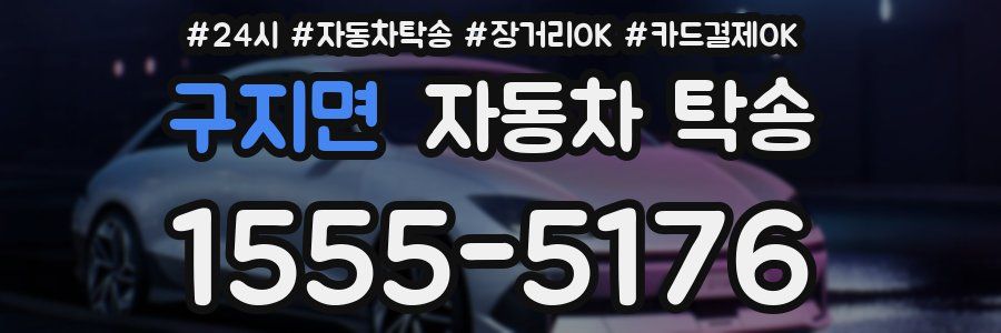 구지면 자동차 탁송