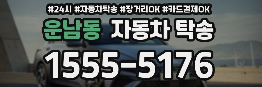 운남동 자동차 탁송