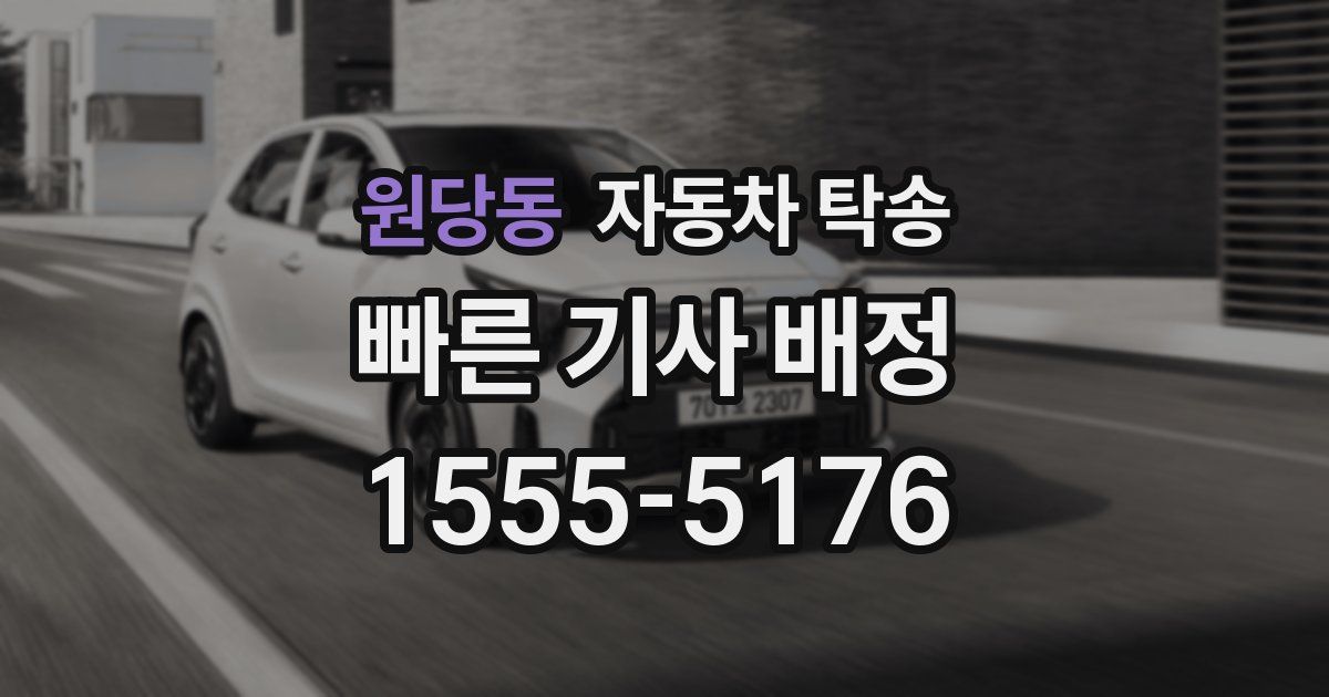 원당동 자동차 탁송