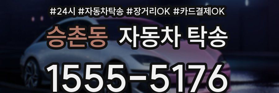 승촌동 자동차 탁송