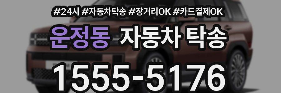 운정동 자동차 탁송