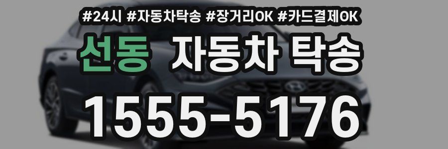 선동 자동차 탁송