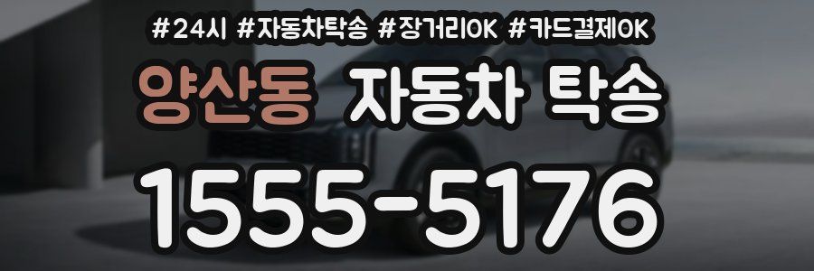 양산동 자동차 탁송
