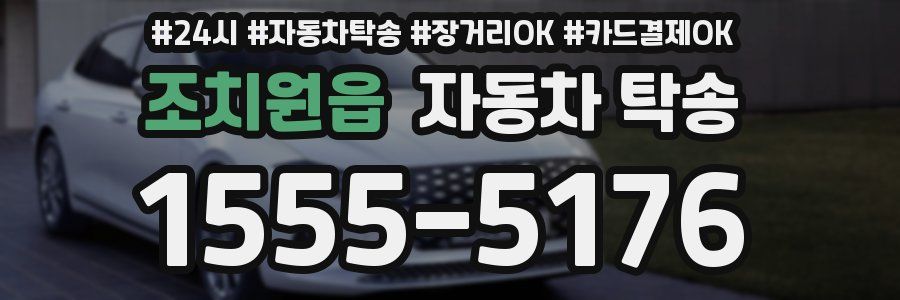 조치원읍 자동차 탁송