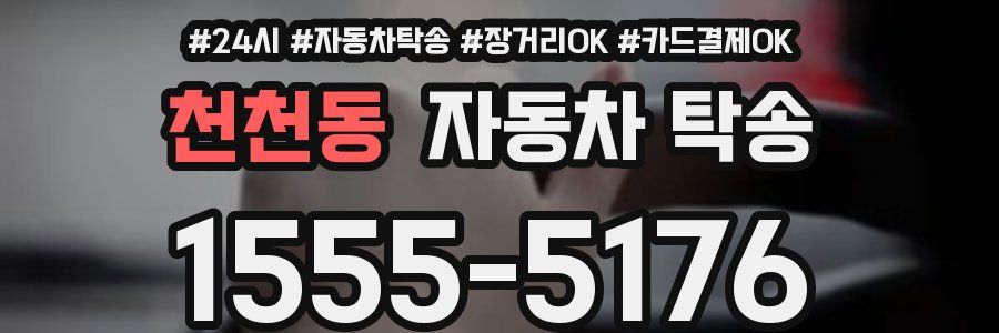천천동 자동차 탁송