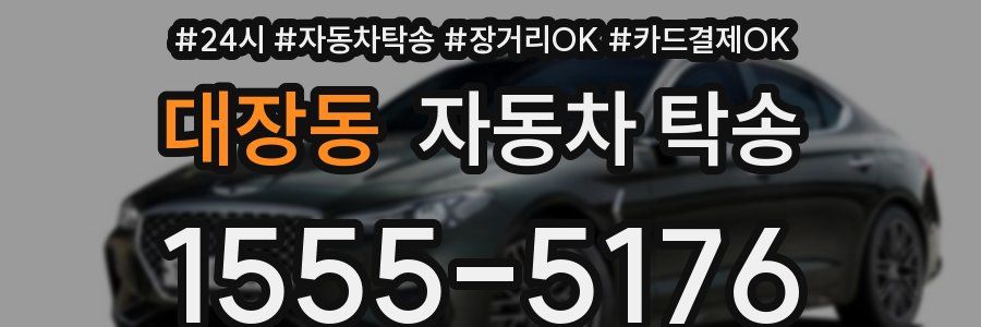 대장동 자동차 탁송