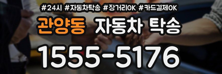 관양동 자동차 탁송