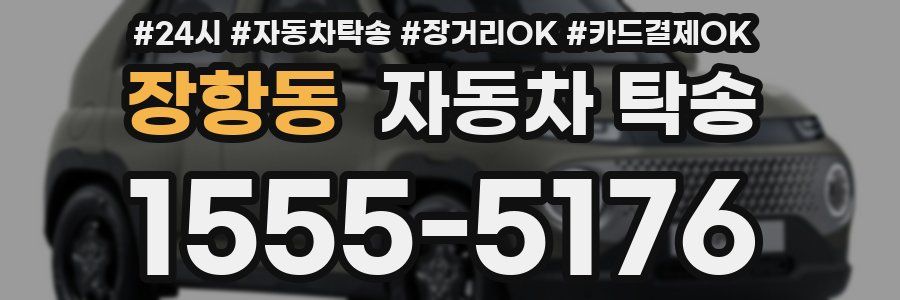 장항동 자동차 탁송