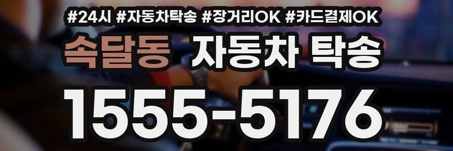 속달동 자동차 탁송