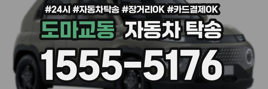 도마교동 자동차 탁송