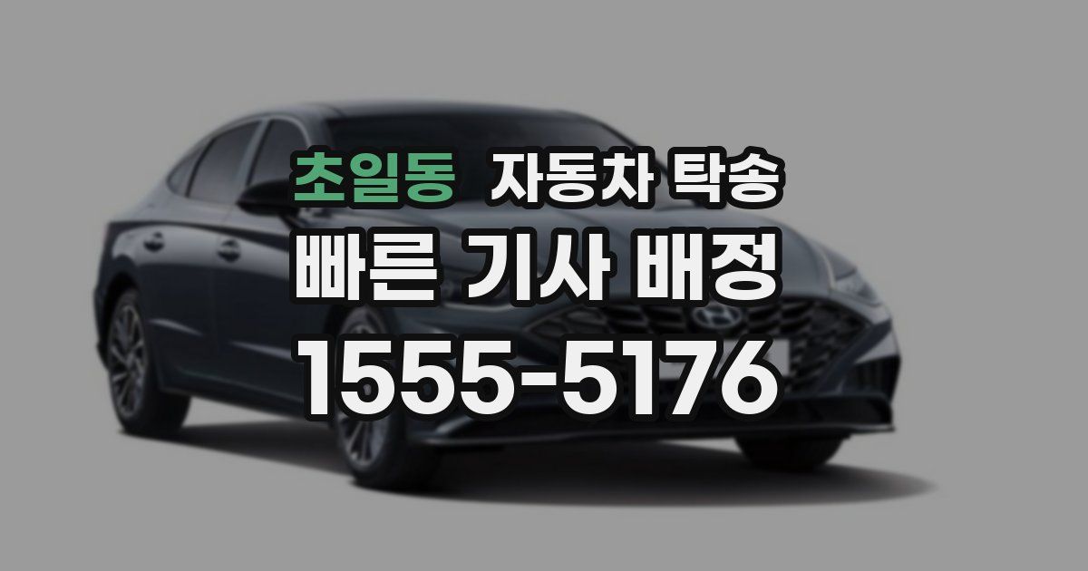 초일동 자동차 탁송