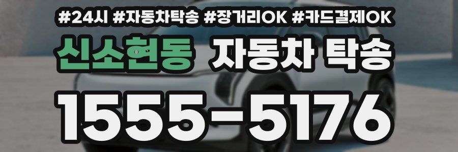 신소현동 자동차 탁송