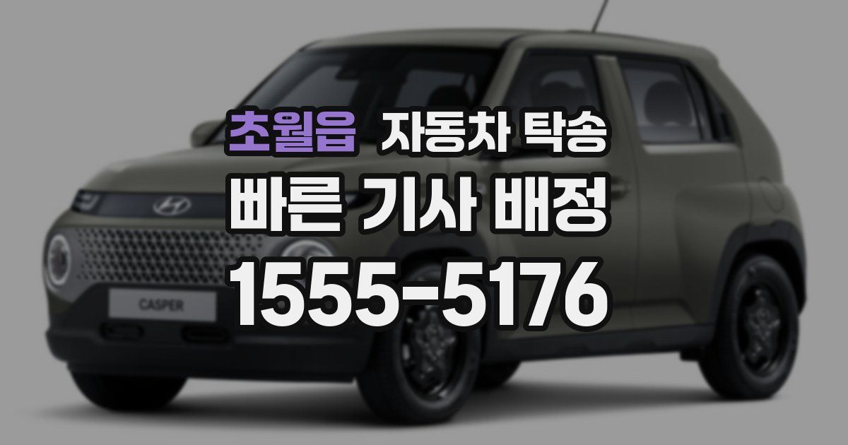 초월읍 자동차 탁송