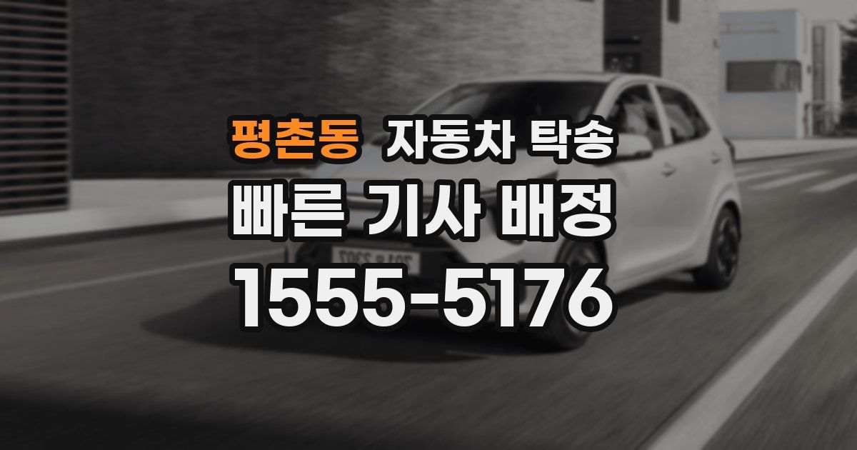 평촌동 자동차 탁송