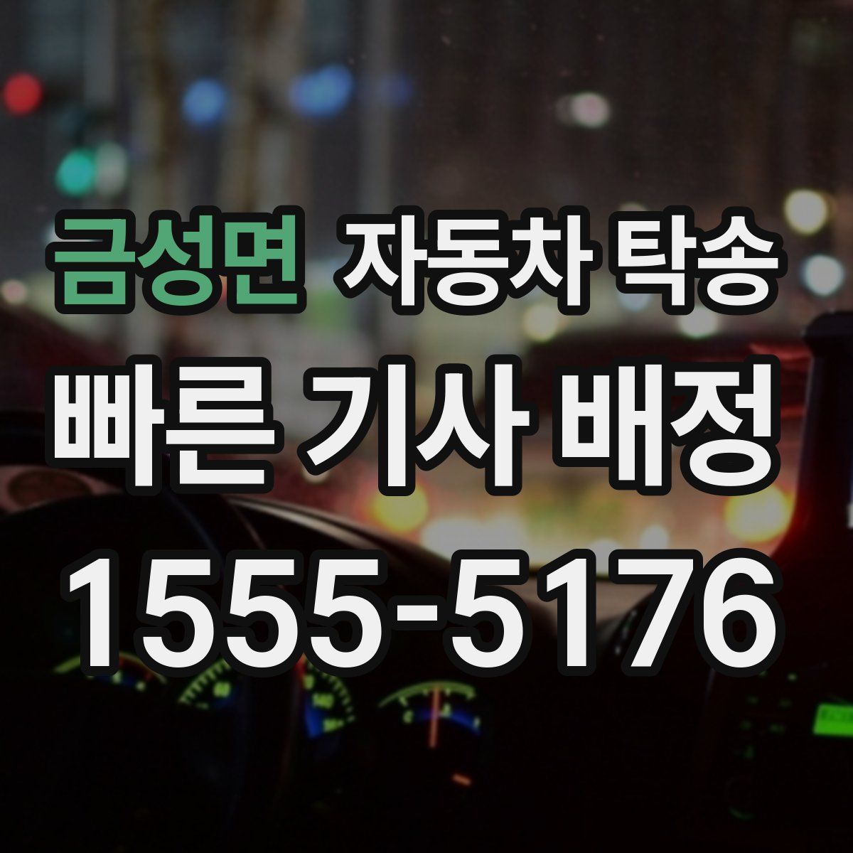 금성면 자동차 탁송