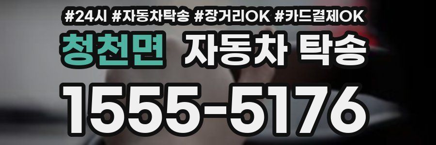 청천면 자동차 탁송