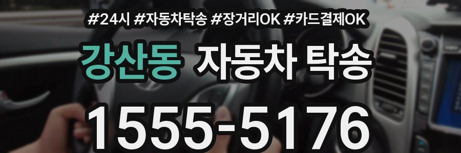 강산동 자동차 탁송