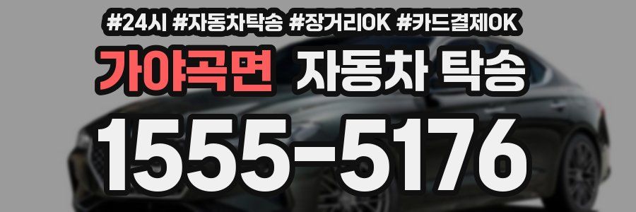 가야곡면 자동차 탁송