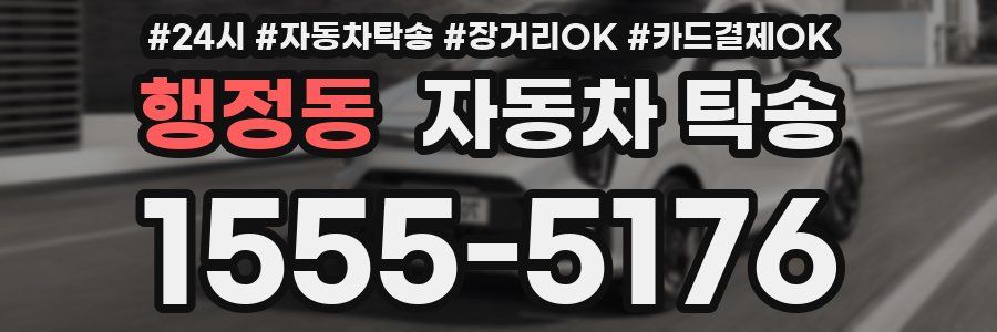 행정동 자동차 탁송
